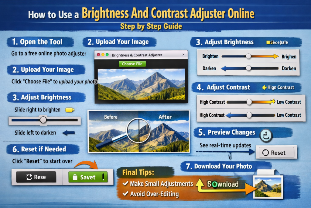 Brightness And Contrast Adjuster online